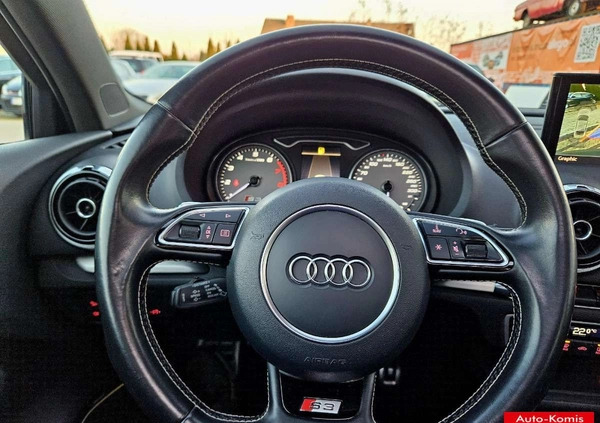 Audi S3 cena 86800 przebieg: 56000, rok produkcji 2016 z Czerwionka-Leszczyny małe 667